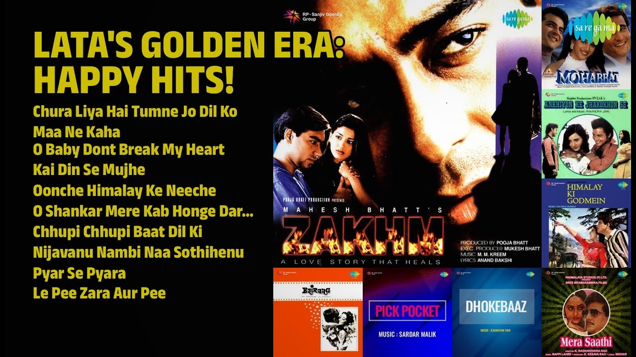 Lata's Happy 60s Melodies! | Lata Mangeshkar Songs | Chura Liya Hai Tumne Jo Dil Ko