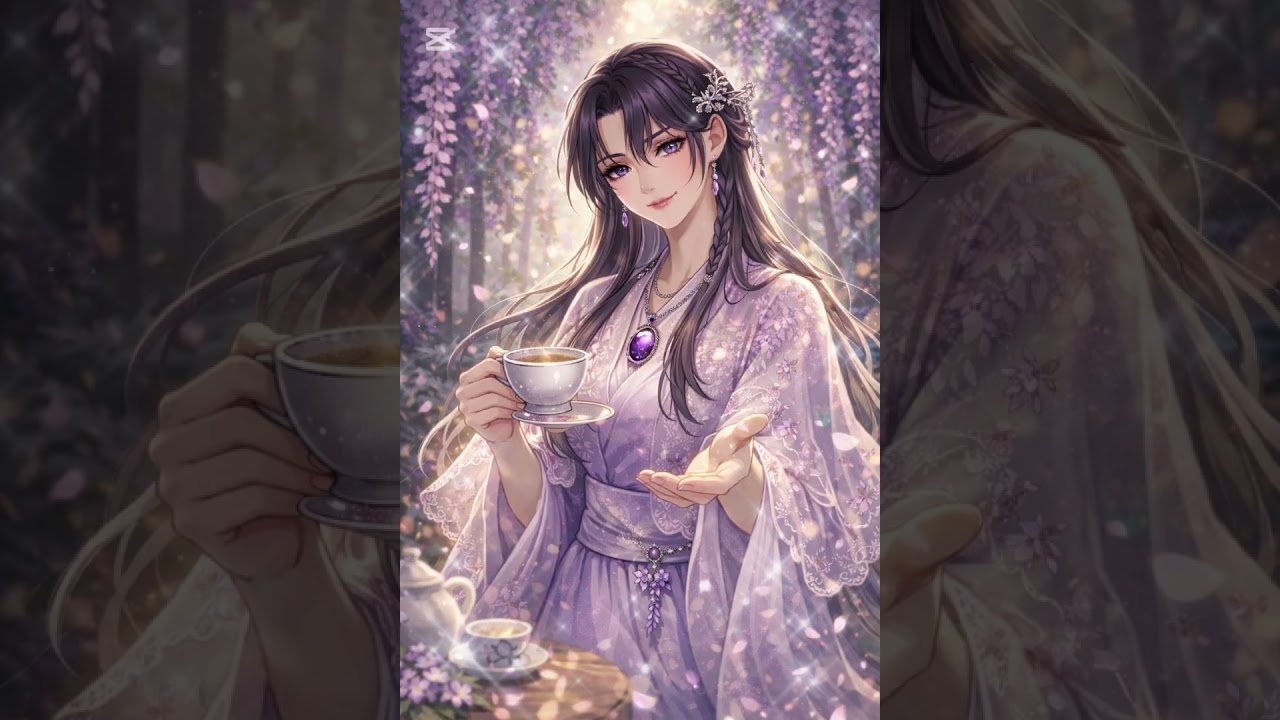【木漏れ日のダンス・ティータイム 〜星屑の角砂糖を添えて〜】DayMode紫祈💜🪻Liora＆Noctil星降る森のアトリエYuno.∞.Tukito#suno #AI #ChatGPT #キャラソン