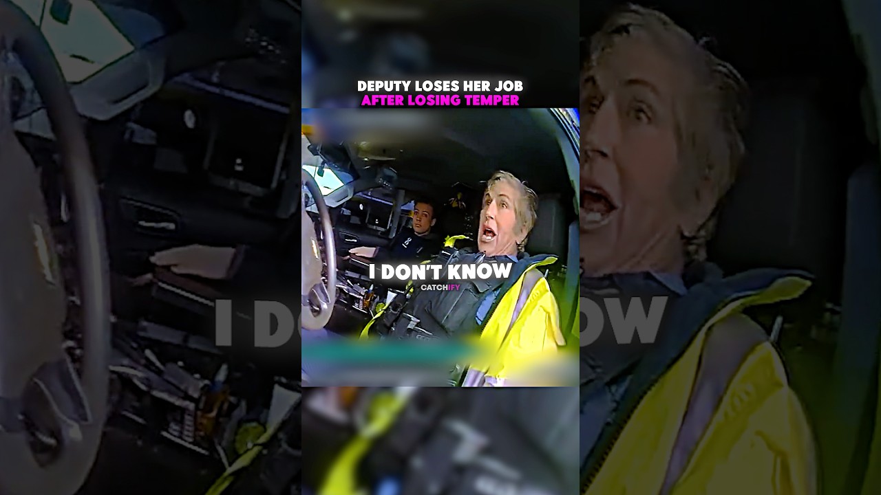 Deputy Loses Her Job After Losing Temper😮