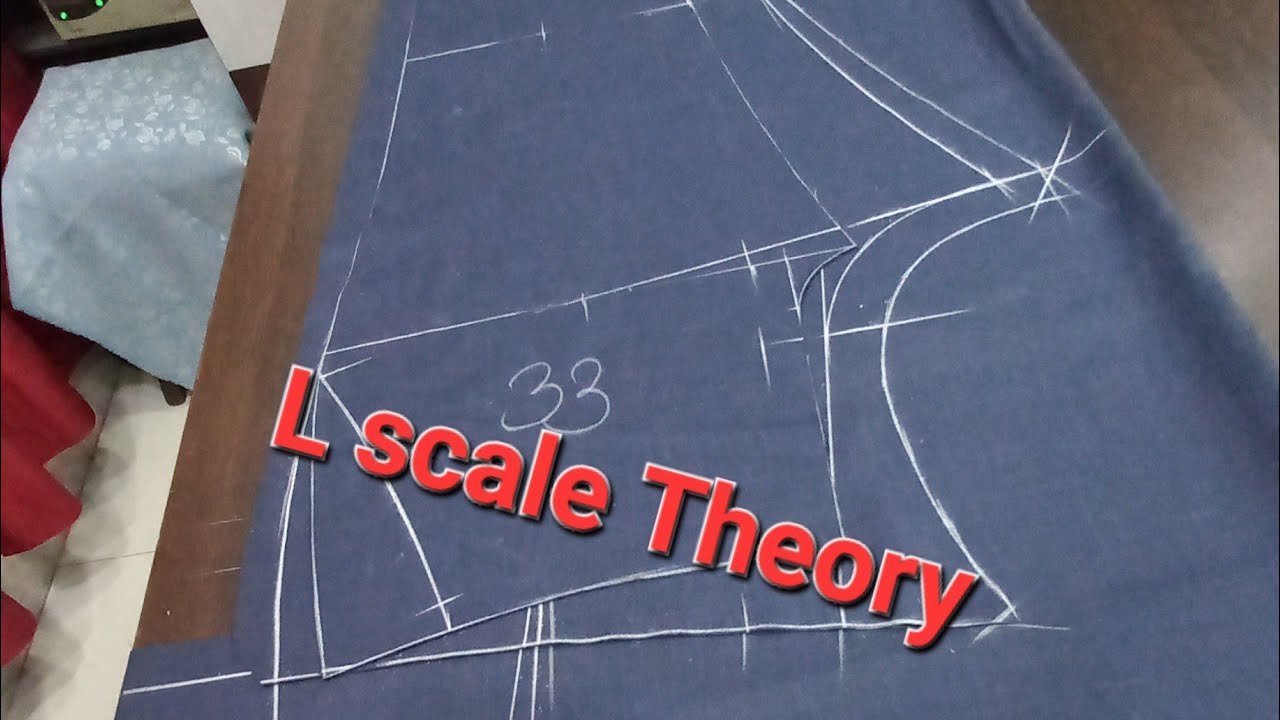 L scale cutting, l scale pant cutting, slim fit pant cutting, pant cutting garne tarika