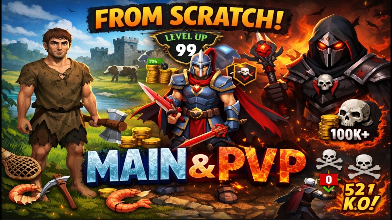 OSRS FROM SCRATCH MAIN & PVP