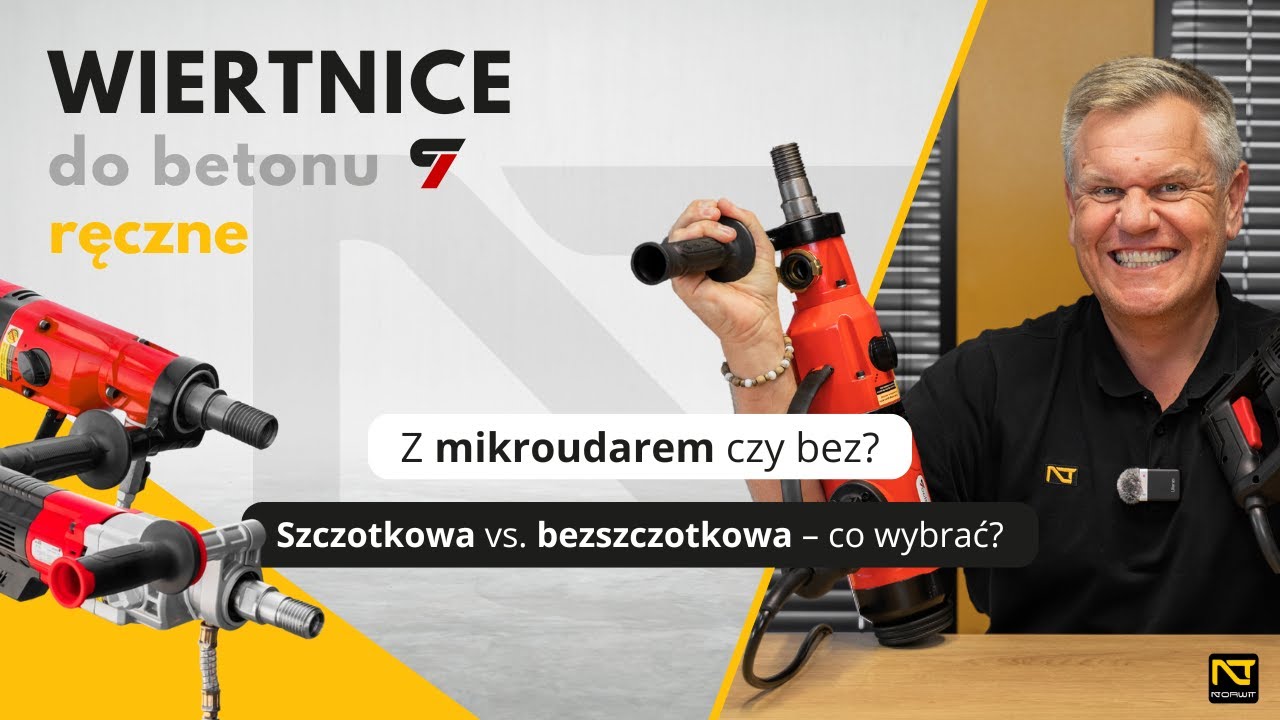 Wiertnice ręczne Toolsa &ndash; DD18, DDB26 i DDB26P z mikroudarem | Kt&oacute;rą wybrać?