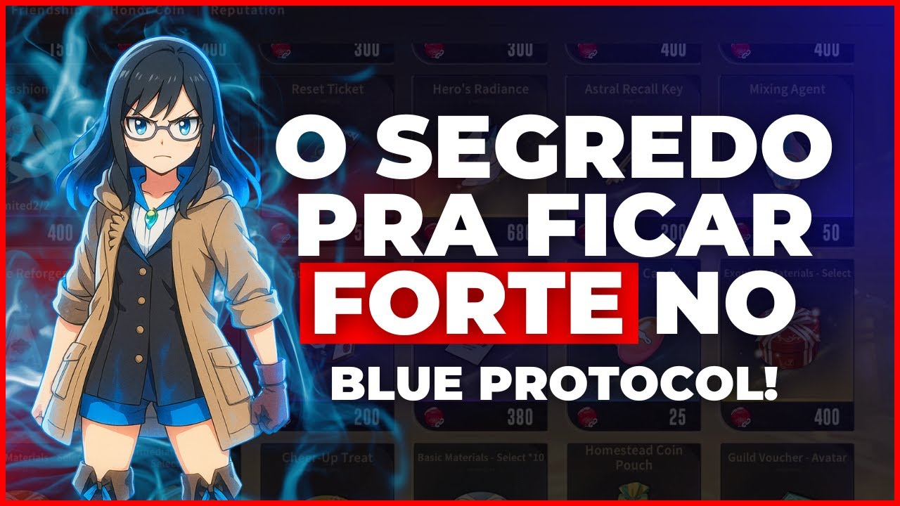 Tudo que fa&ccedil;o pra AUMENTAR meu PODER | Blue Protocol