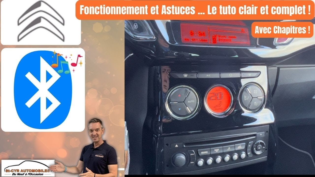 Citroen C3 & DS3 Associer & supprimer téléphone…Guide complet Bluetooth