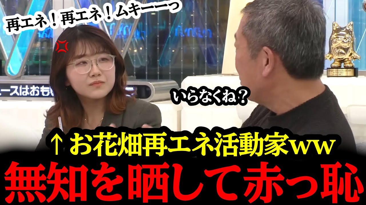 無知な再エネ活動家の女子登場ｗスタジオ全員ブチギレで大説教！！#石破茂 #自民党 #高市早苗 #立憲民主党 #国民民主党 #玉木雄一郎 #れいわ新選組 #高市早苗