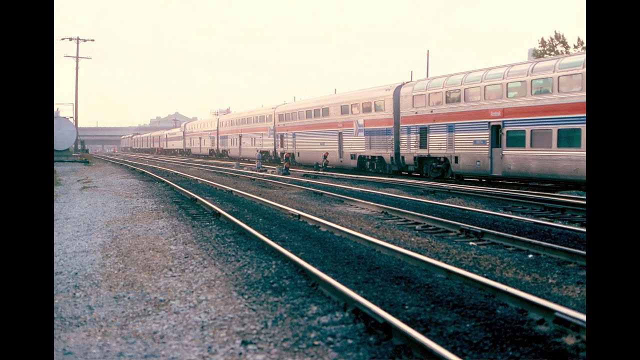 Amtrak Sunset Limited Westbound Southern California 1970's Color, Sound. Nick Muff