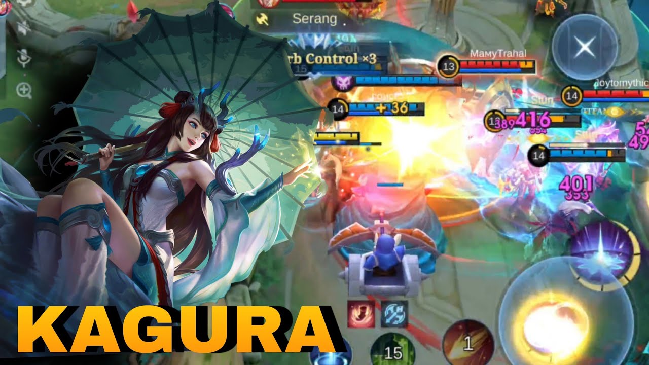 1 match! Kagura dragon Maiden Gameplay Mlbb 