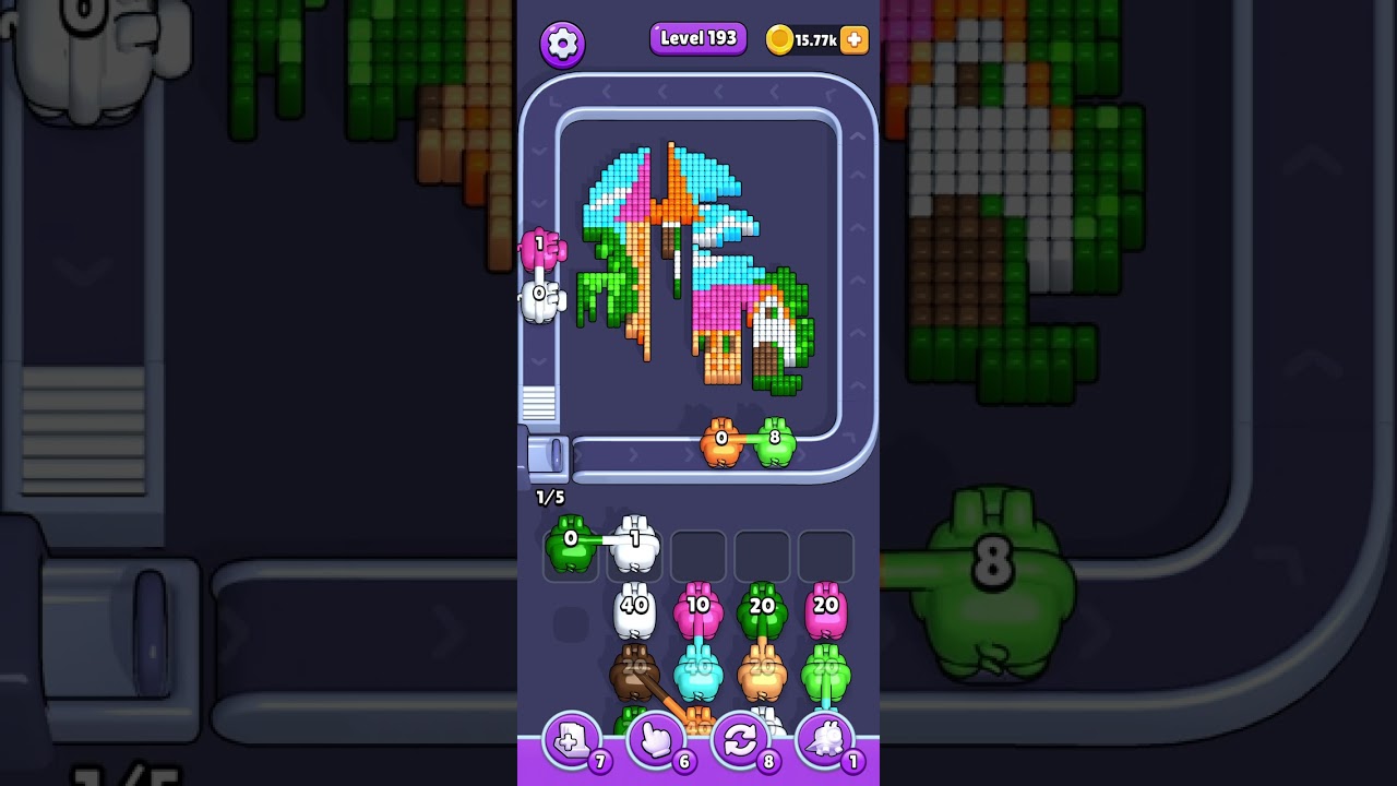 Pixel flow level 193 hard normal speed 