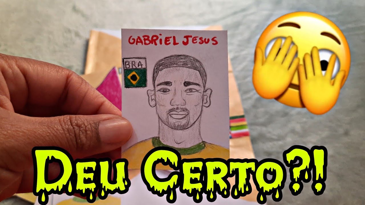 COMO FAZER OS JOGADORES DO ÁLBUM CASEIRO COPA DO MUNDO QATAR 2022 🇶🇦 