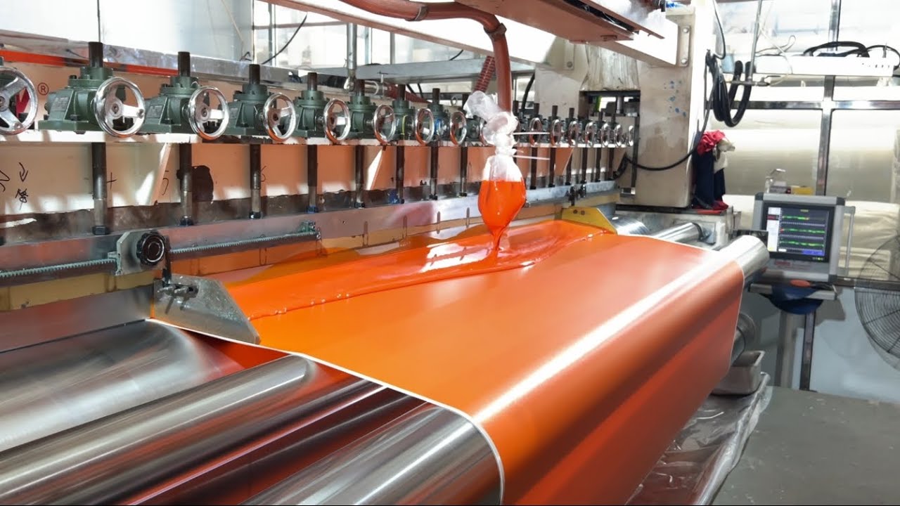 PVC Knife Coating Process, pvc tarpaulin manufacturing process