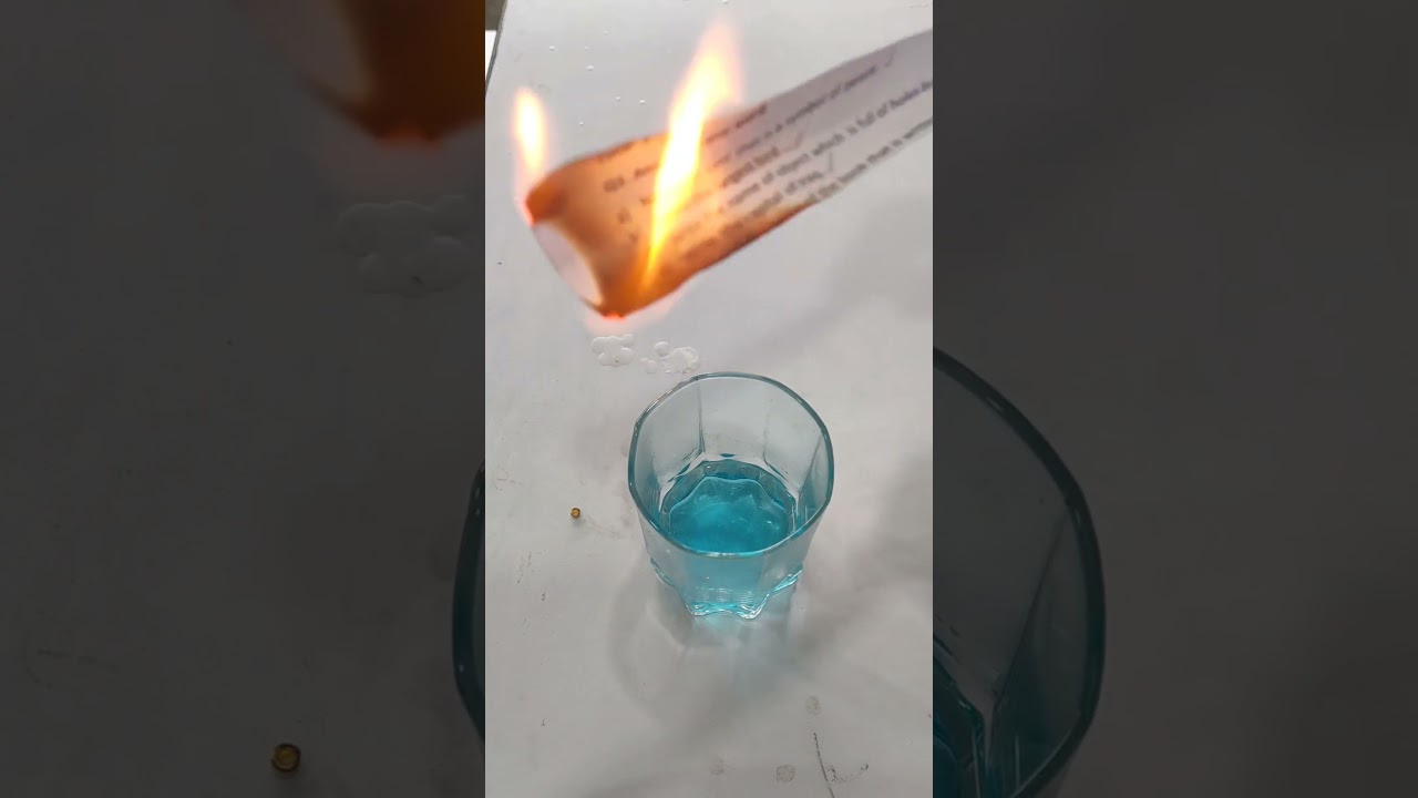 Invisible Fire Ethanol Burning #viral #ytshorts