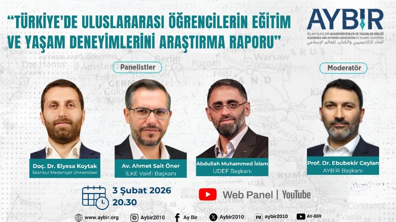 Web Panel: Türkiye'de Uluslararası Öğrencilerin Eğitim ve Yaşam Deneyimleri Araştırma Raporu