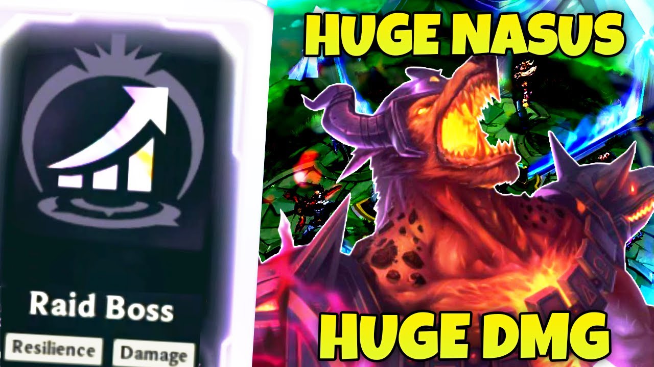 RAID BOSS NASUS IS LORE ACCURATE in 2v2v2v2 Arena's - League of Legends / LoL