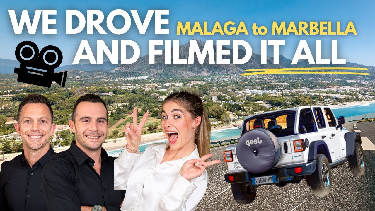 Málaga Airport to Marbella 2025 | Costa del Sol Drive-Through & Area Guide 🇪🇸