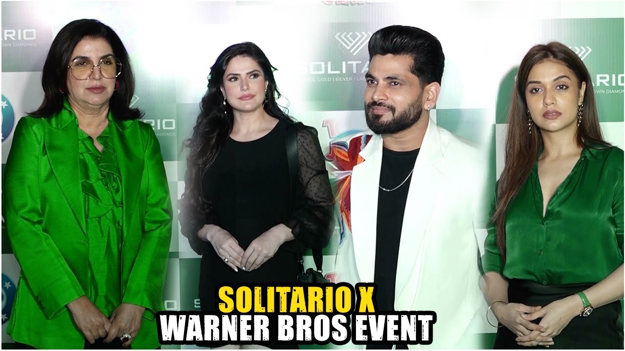 Solitario X Warner Bros Events: Farah Khan, Divya Agarwal, Shiv Thakare, Eijaz Khan & Zareen Khan