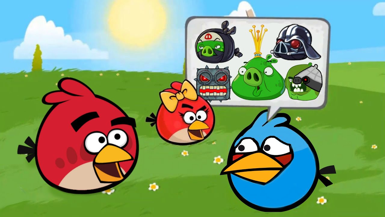 Angry Birds Animated All Bosses | Red Ball 4 + All Cutscenes (ORIGINAL 2019) Remastered