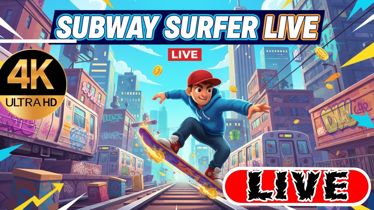 Subway Surfers EN VIVO (Vertical) | Récords, retos y full adrenalina 🚆🔥