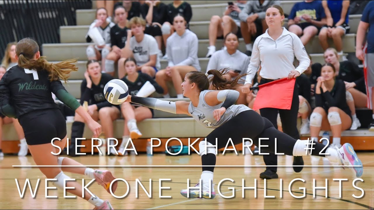 WEEK ONE HIGHLIGHTS | SENIOR SEASON🏐 Sierra Pokharel #2 | Libero 