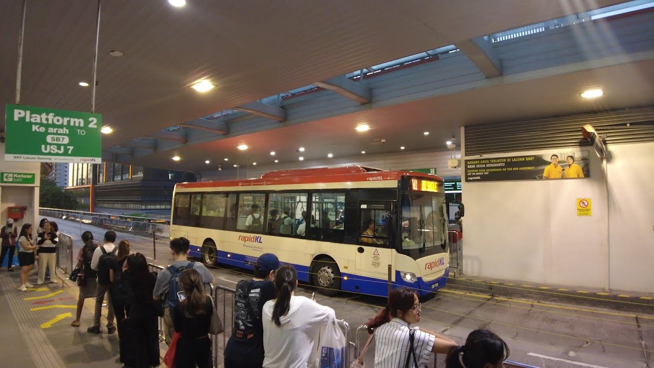 Diesel Buses on Sunway BRT Line (Scania K250UBs)