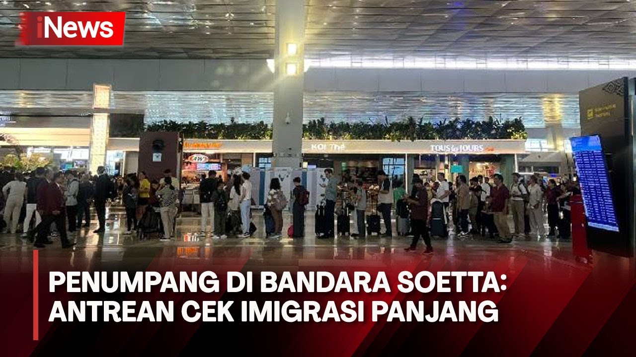 Server Imigrasi Bandara Soekarno-Hatta Bermasalah - iNews Pagi 23/06