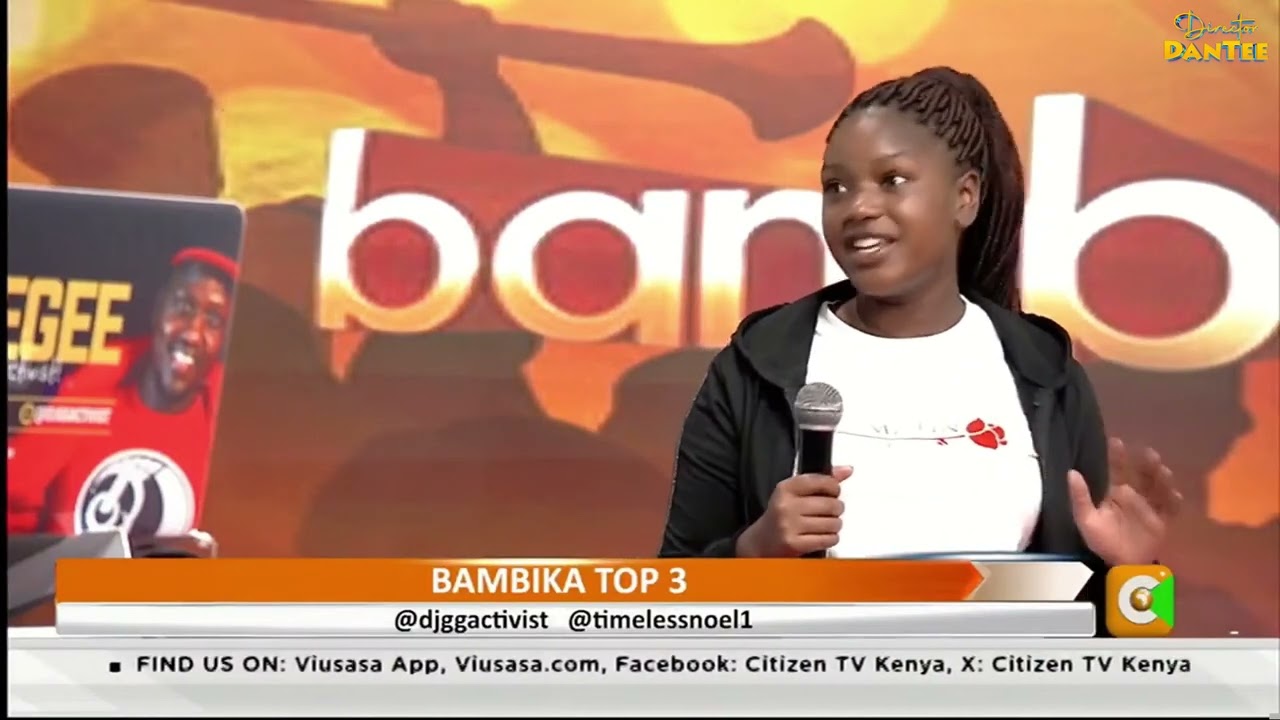 CELLY MWIKALI ELECTRIC PERFORMANCE AT CITIZEN TV KENYA - BAMBIKA 🔥🔥🔥⚡⚡⚡