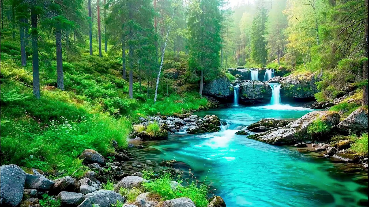 River Sound for Deep Sleep Flow White Noise with Gentle Stream Sound for Relaxation
