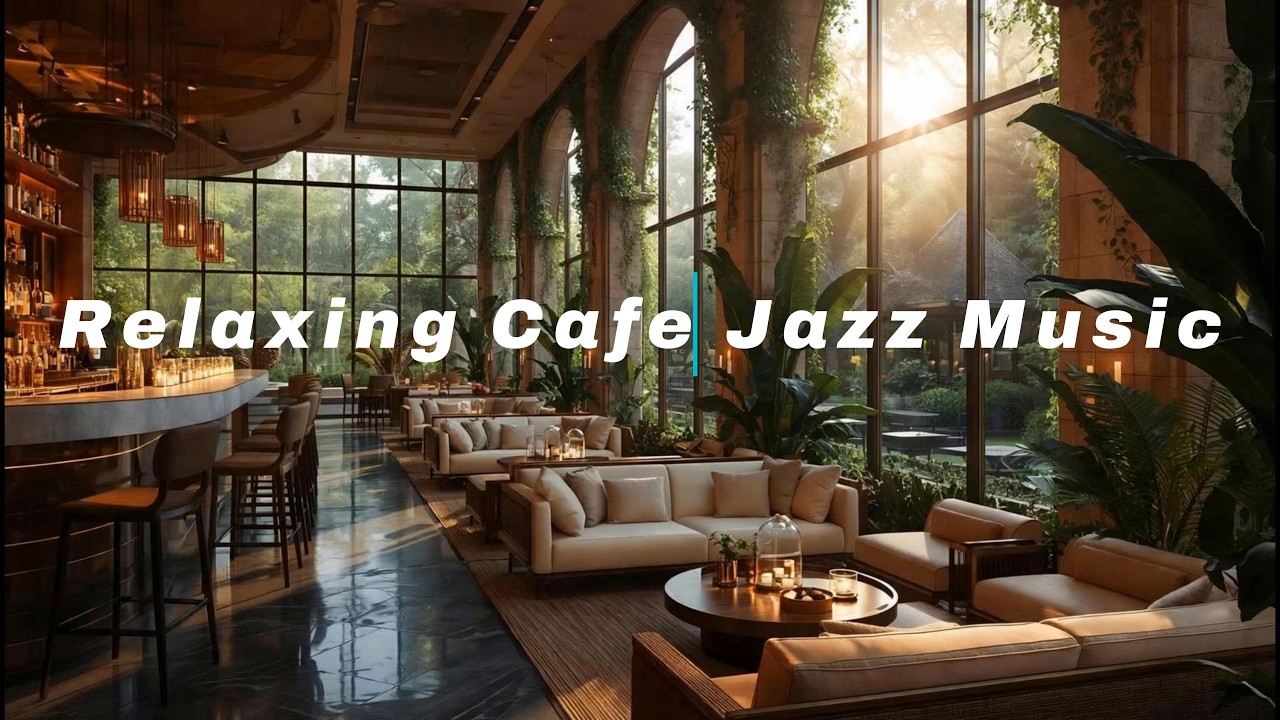 Modern Cafe Lounge | Soft Jazz for Peaceful Afternoons & Stress Relief