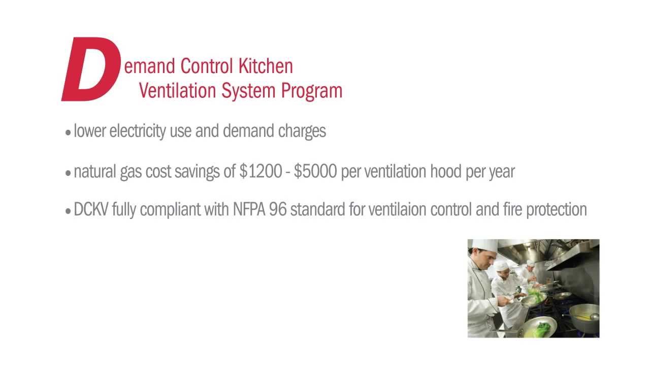 Demand Control Kitchen Ventilation