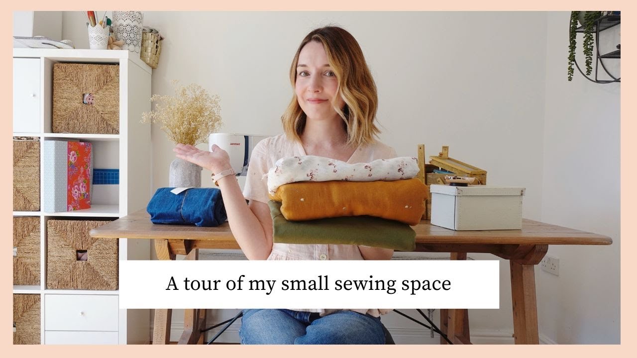 A tour of my small sewing space | Tidying up and getting things in order for spring makes...