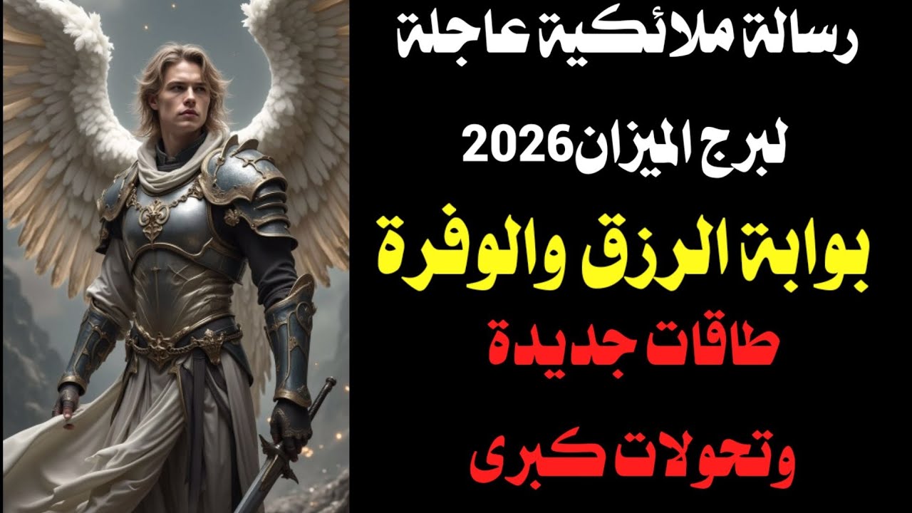 رسالة من الملائكة لبرج الميزان 2026 | سنة التوازن الداخلي والوضوح بعد الحيرة