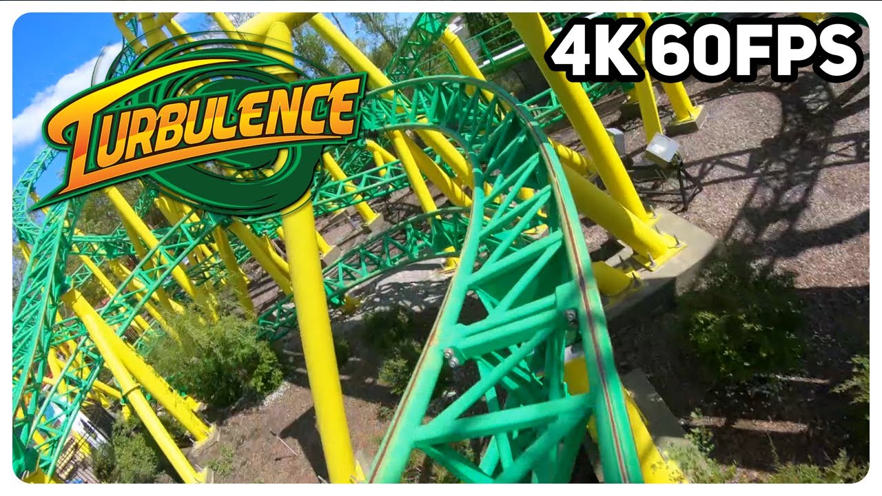 Turbulence front seat on-ride 4K POV @60fps - Adventureland, East Farmingdale NY