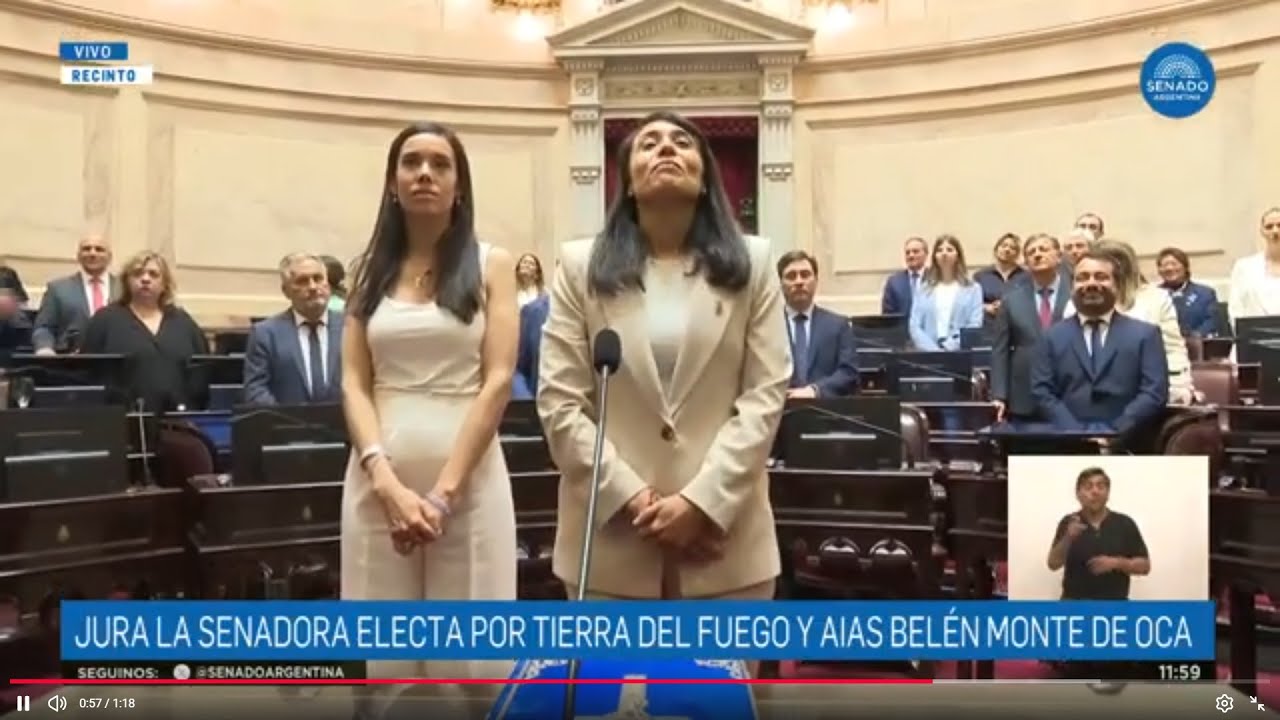 JURA BELÉN MONTE DE OCA COMO SENADORA - SESIÓN PÚBLICA ESPECIAL 28-11-25
