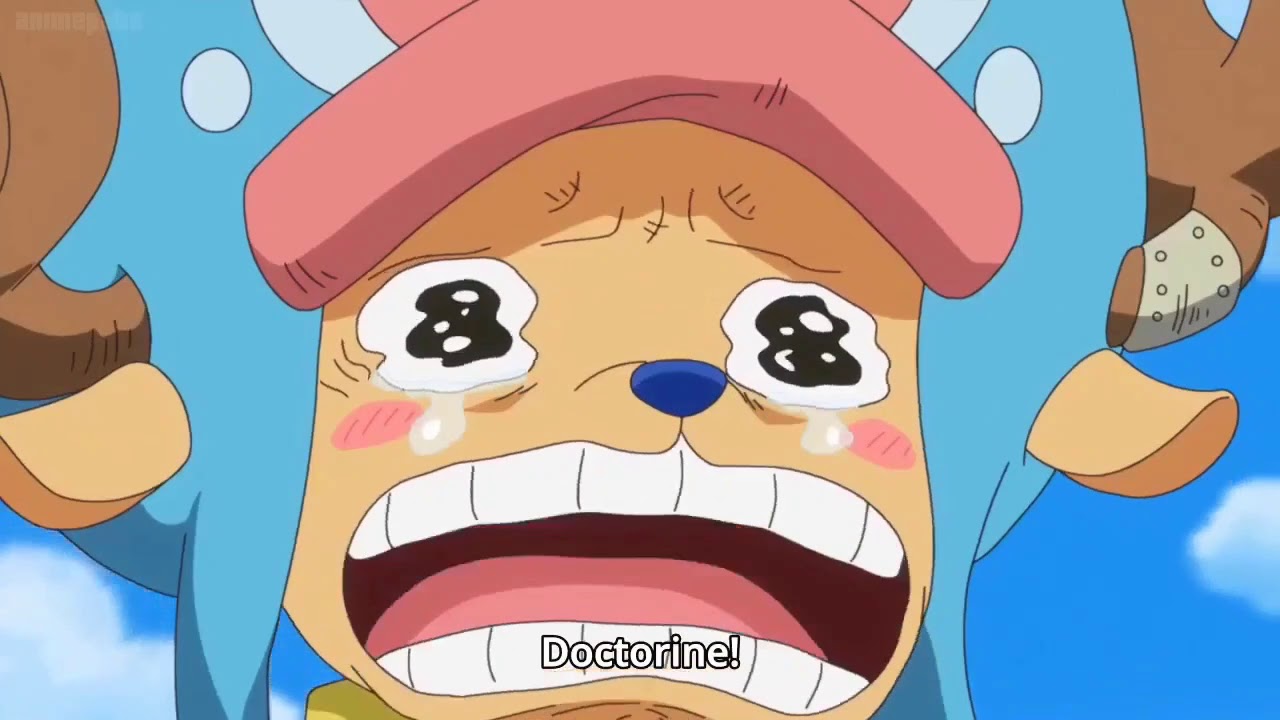 Chopper misses his mom, Dr. Kureha