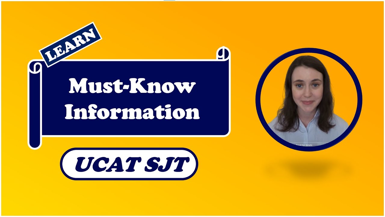 UCAT SJT: Must-Know Information