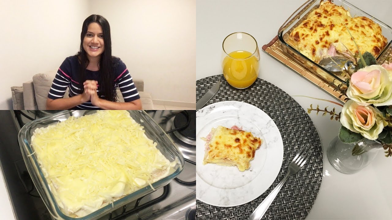 Receita fácil de Torta Quente de Pão de Forma - RECEBENDO VISITA INESPERADA