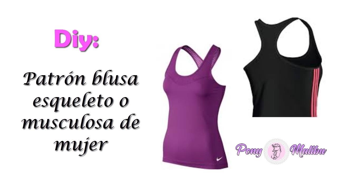 Blusa Escote Olímpico, Esqueleto o Musculosa || Lección # 38