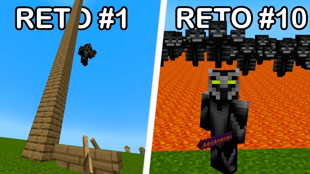 DESAFÍOS EXTREMOS EN MINECRAFT | ESTO SALIÓ MAL