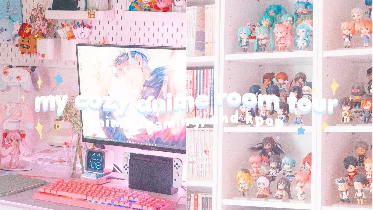 my cozy anime room tour