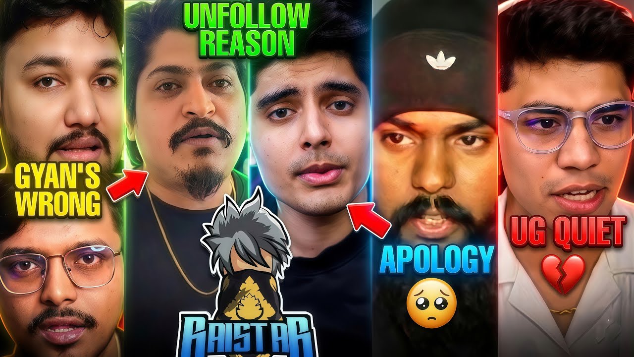 Why Raistar Unfollowed Ajjubhai: The Real Reason?💔 | Gyan Gaming Reality EXPOSED🤡 | Rohit Apologized