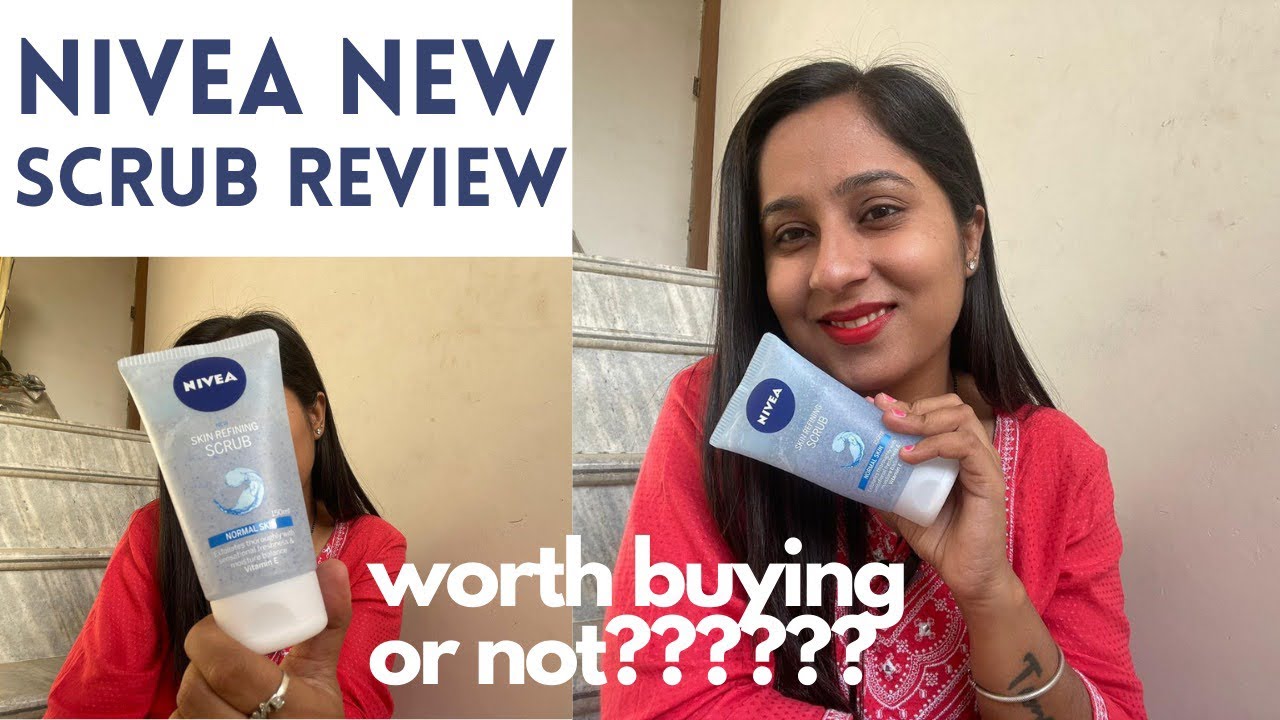 I Tried Nivea Skin Refining Face Scrub &mdash;&mdash; Amazing Results 😱😱😱😱 Nivea New Scrub Honest Review