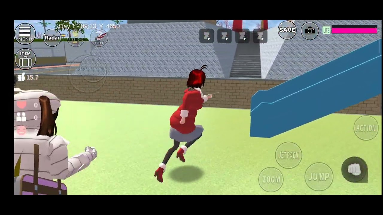 Keliling sekolah bareng taiga superrrrr ganteng 😍😍#sakuraschoolsimulator #lifeisbutadream #hayataku 