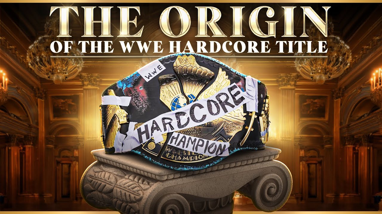 The Origin Of The WWE Hardcore Title Belt!