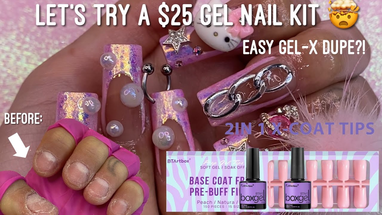 Let’s try a $25 gel x dupe kit | btartbox kit review | Vanity Val