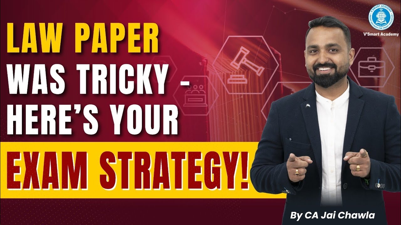 Law Paper Was Hard ! Here’s How to Bounce Back Stronger | CA Inter Sep'25 Exam 🚀| By CA Jai Chawla