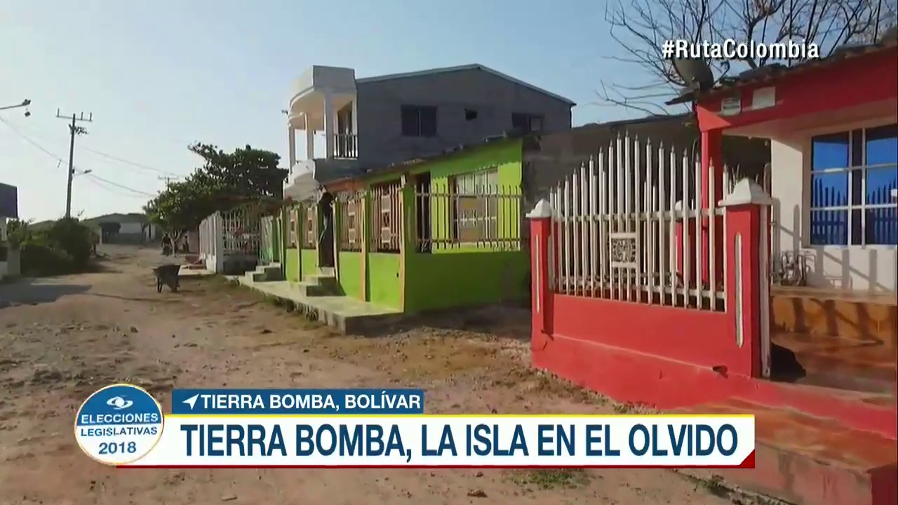 Isla de Tierra Bomba no tiene agua y el mar se está llevando las casas