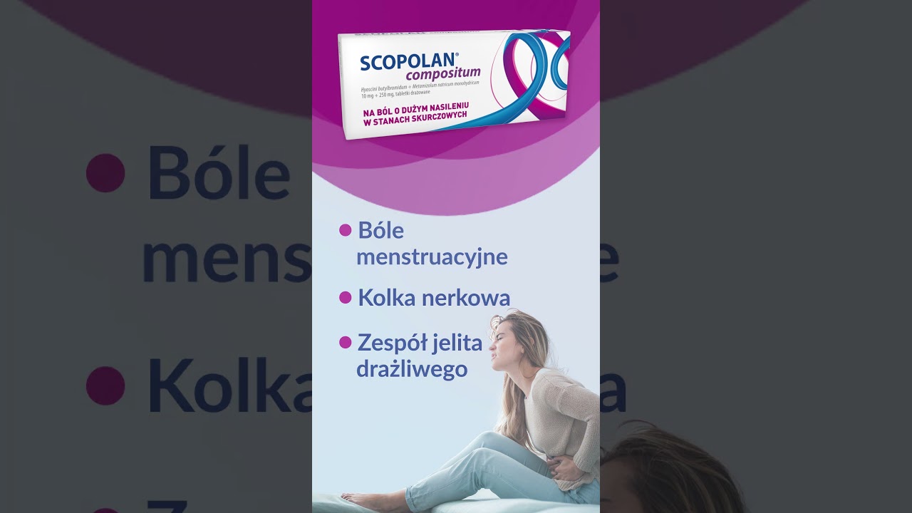 Scopolan Compositum - podw&oacute;jna siła na silny b&oacute;l brzucha