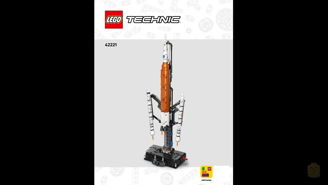LEGO Technic 42221 &ndash; Complete NASA Space Launch System Instructions! (Step-by-Step Guide)