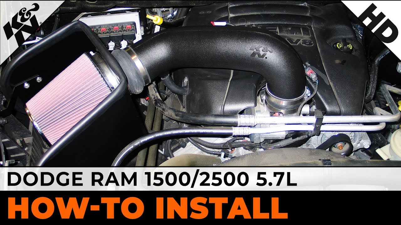 Dodge Ram 1500/2500 5.7L Pickup [#63-1561] Air Intake Installation