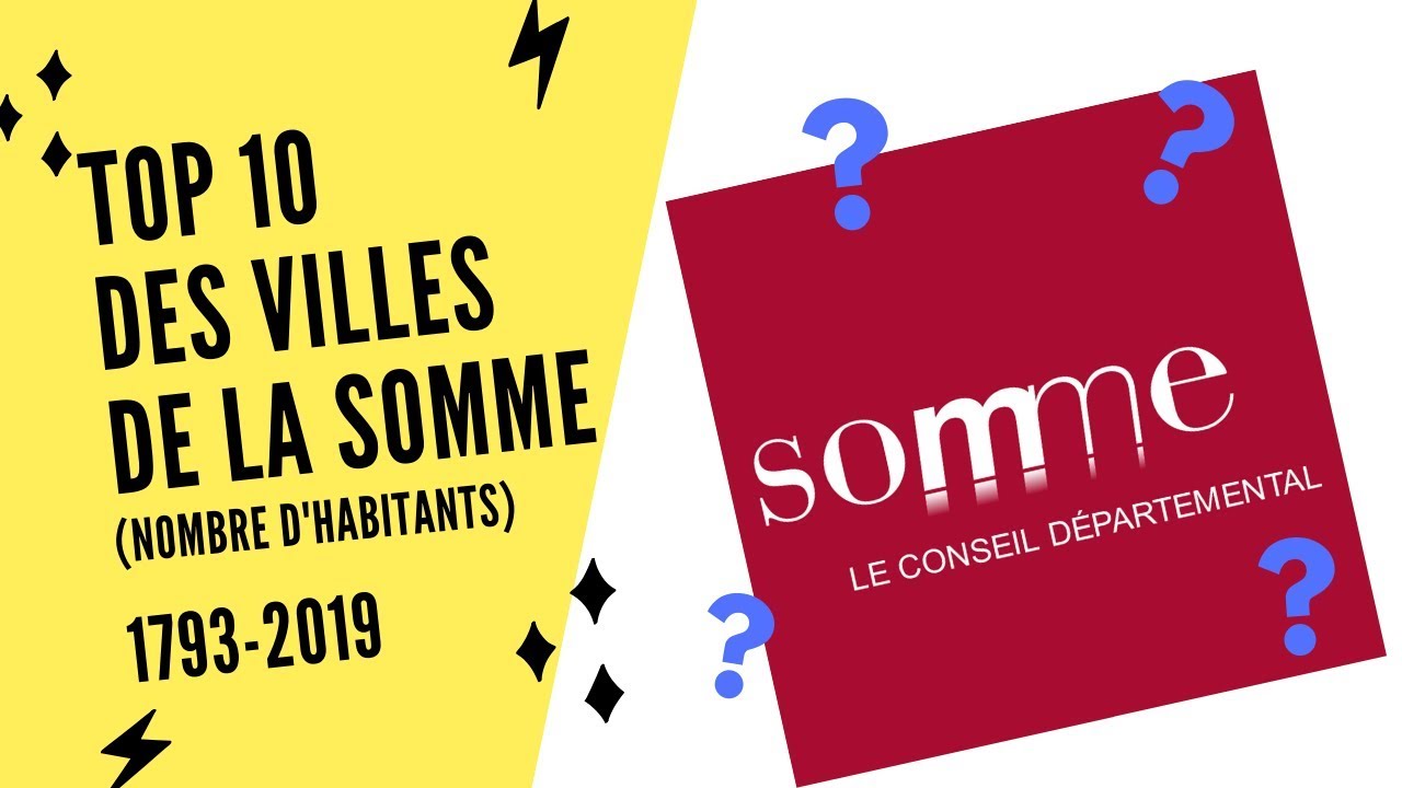 🏅 TOP 10 DES VILLES DE LA SOMME | Le macLaren's🏅