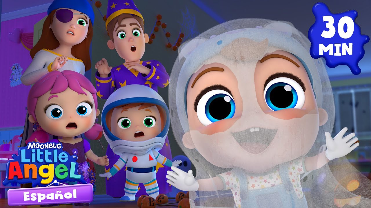 Bebé Juan es un fantasmita 👻 Caricaturas | Canciones Infantiles 🎵 Little Angel Español